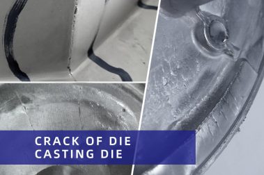 Fissure marks in die casting
