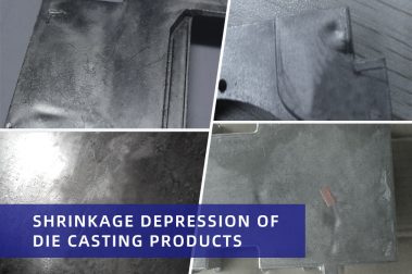 Shrinkage depression of die casting products