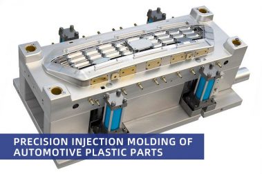 Precision injection molding of automotive plastic parts