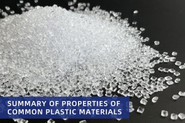 Summary of properties of common plastic materials