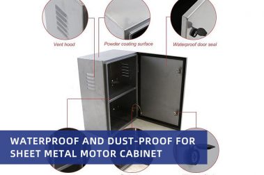 Waterproof and dust-proof for sheet metal motor cabinet