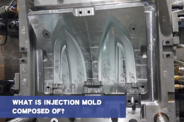 What is injection mold composed of?