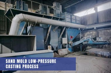 Sand mold low-pressure casting process, casting of thin-walled parts